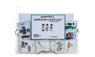 Kuvituskuva Kipinöitä amman´ammatinvalintaan -kortit.