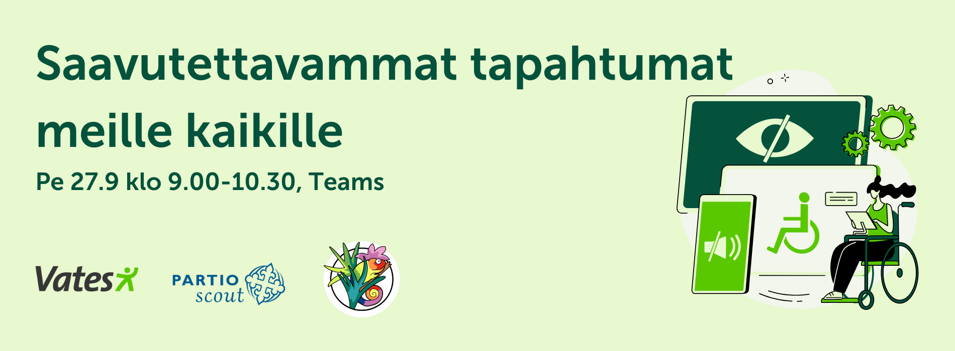 Saavutettavammat tapahtumat meille kaikille 