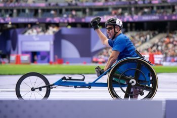 Paralympialaiset, urheilu, kuva Toni Piispasesta, Kuvaaja Harri Kapustamäki.